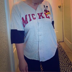 Mickey Mouse baseball shirt